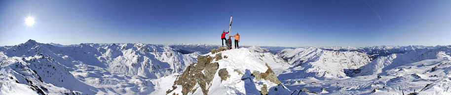 Rundpanorama am Rosskopf - Tuxer Alpen | 
