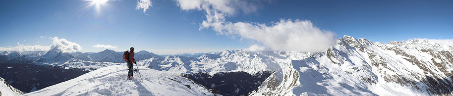 Gipfelpanorama auf der Hochspitze | 