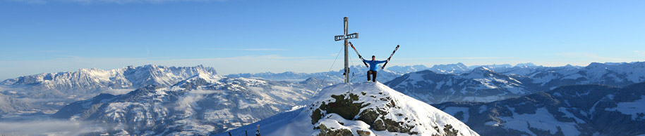 Traumhafte Aussicht vom Feldalphorn - Skitour - Kitzbueheler Alpen | 